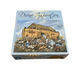 NWT Empire Divine Inspiration Bible Noah's Ark 1000 Piece Jigsaw Puzzle 20"x 22"